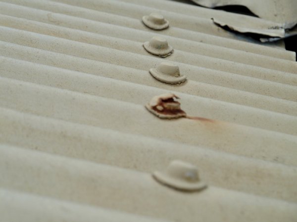 rusting lead head nails 