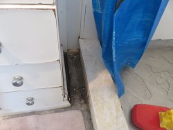 Mould around a shower 